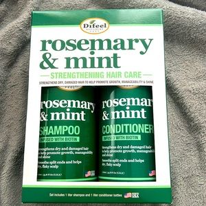 Rosemary and Mint Hair Care shampoo and conditioner